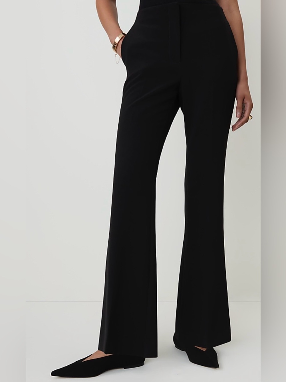 ANN TAYLOR The Petite Modern Trouser Size 10P Classic Minimalist/Capsule Piece